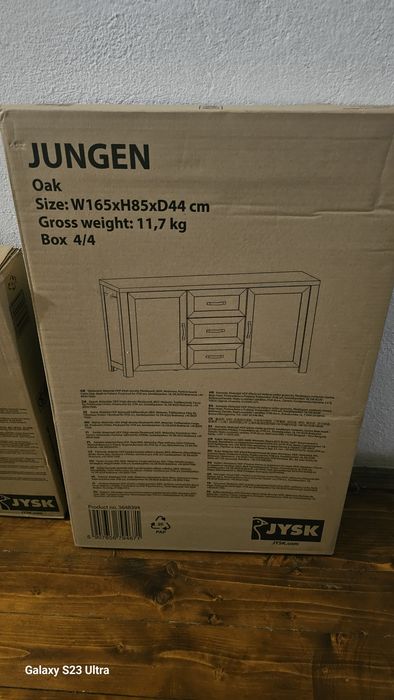 Bufet JUNGEN 2 uși, 3 sertare
