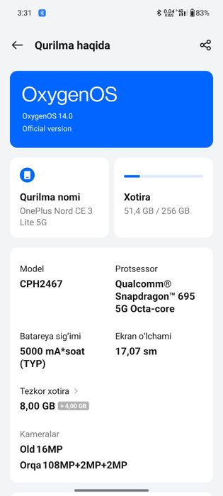 OnePlus Nord CE 3 Lite 5G