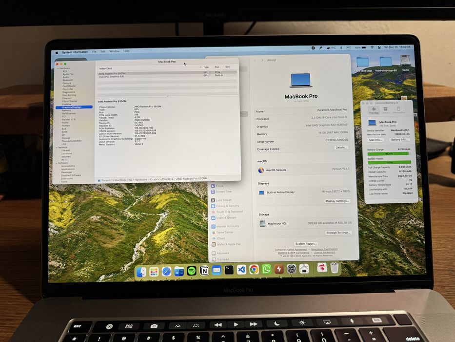 16” Macbook Pro 2019 i9 1TB 5500m 16gb