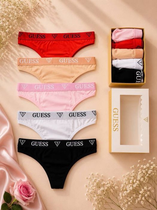 Chiloti tanga  5 la set 75 lei