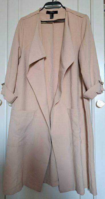 Тънка връхна дреха - Forever 21, светло бежов, размер S