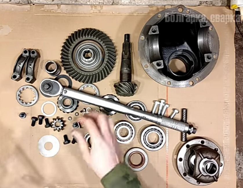 Ремонт редуктор Дамас, ВАЗ