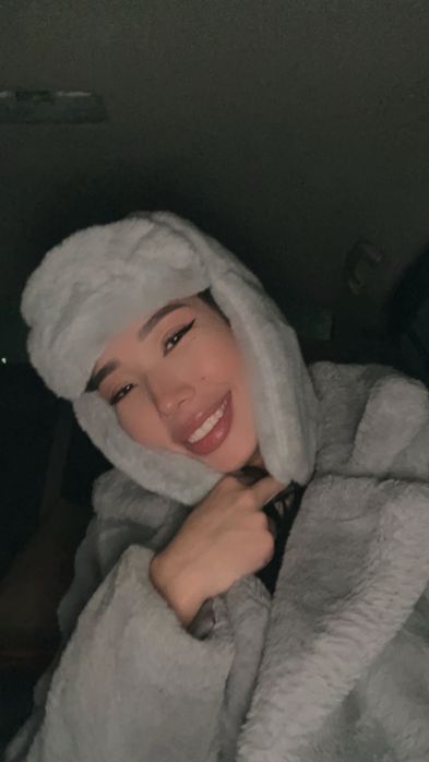 Эко-шубка + шапка ушанка