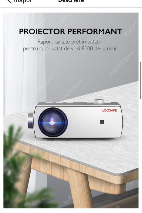 Videoproiector Loosafe YG430 WiFi,