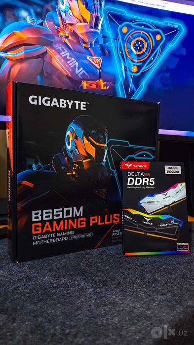 Новый Комплект Asus Prime RTX5060Ti 8G, B650, 16GB RAM, Cooler