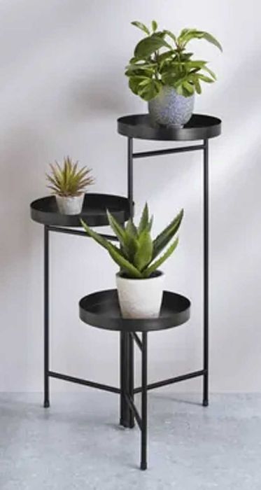 Цветарник Метална Саксия стойка за цветя Поставка 3 вида