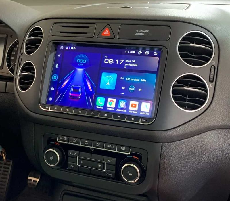 Android 12 мултимедия за Volkswagen Golf Passat Skoda 9 инча CarPlay