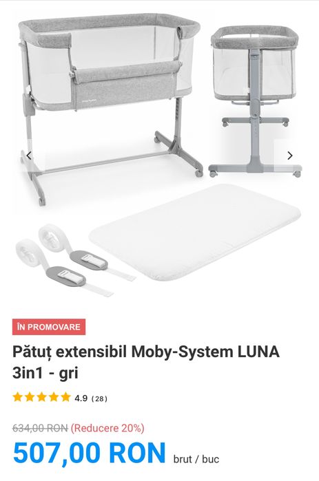 Patut pliabil co-sleeping