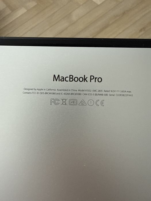 MacBook Pro Retina, 13, 2015