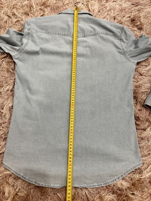 Cămașă din blug denim bărbați mânecă lungă Pull&Bear mărimea S