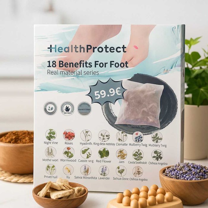 Комплект за детокс и релакс на краката – 20 сашета с 18 билки + сгъвае