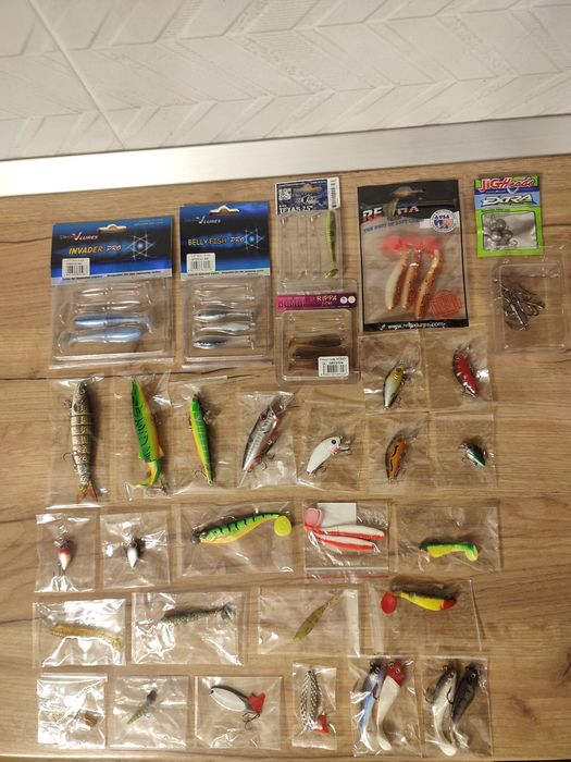 Set spinning produse NOI naluci soft,shad,vobler,lingurite oscilante.