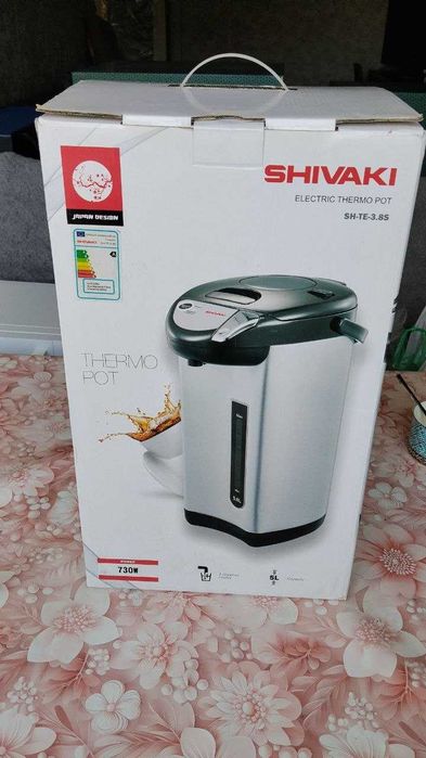 Новый термопот Shivaki 5L электрочайник термос супер цена