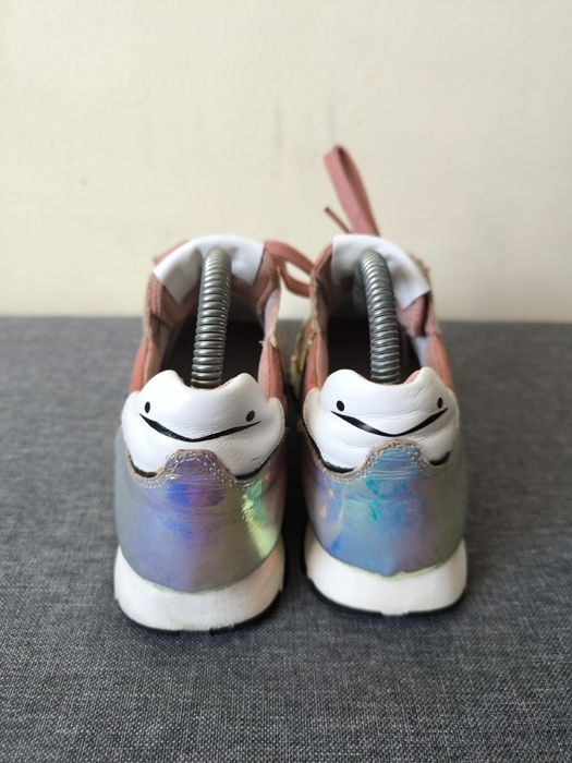 Sneakers Voile Blanche pink metal