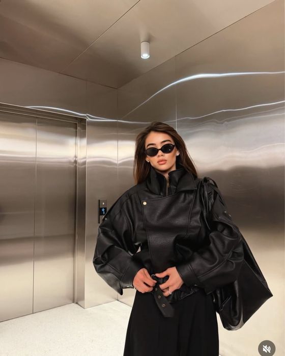 Куртка из эко-кожа Косуха