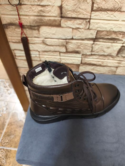 Зимние ботинки теплые