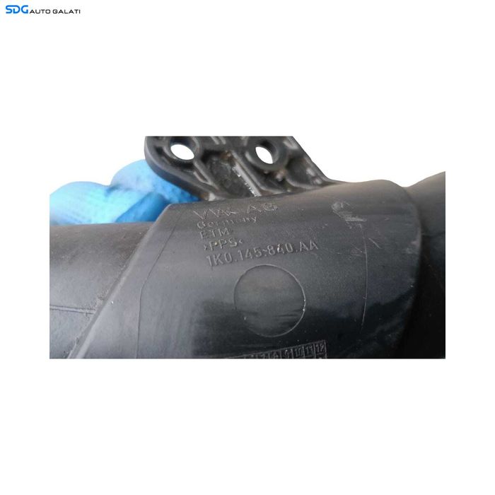 Conducta Tub Tubulatura Intercooler cu o Prindere Rupta Volkswagen Passat B7 1.6 TDI 2010 - 2015 Cod 1K0145840AA [M9632]