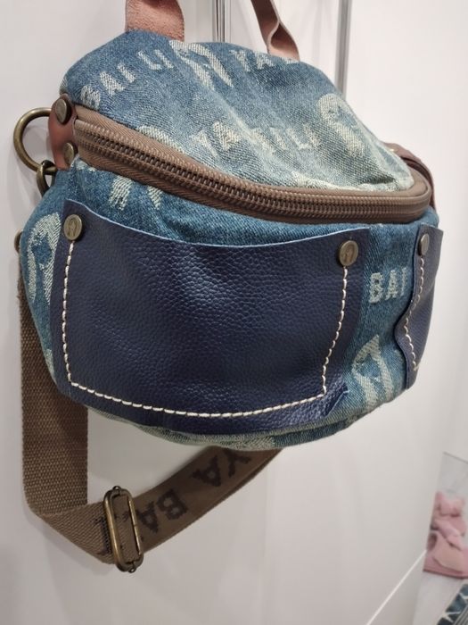 Кожаная, джинсовая сумка