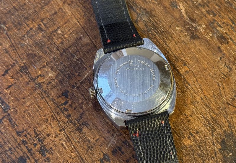 Ceas Delvina automatic 36mm swiss made data dubla