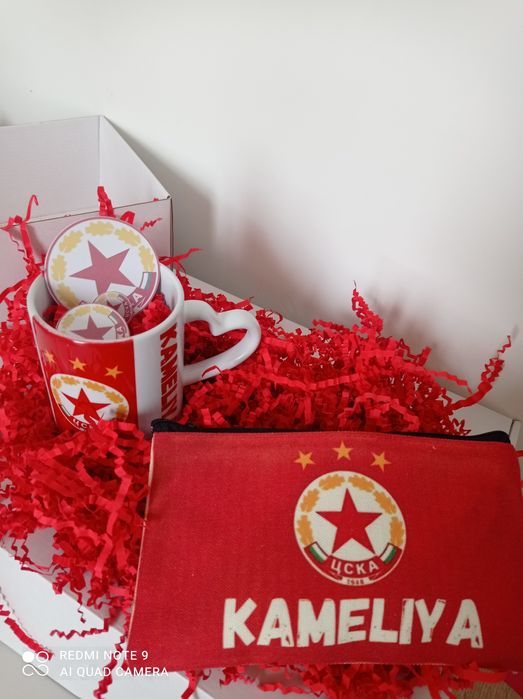 Цска чаша подарък в кутия