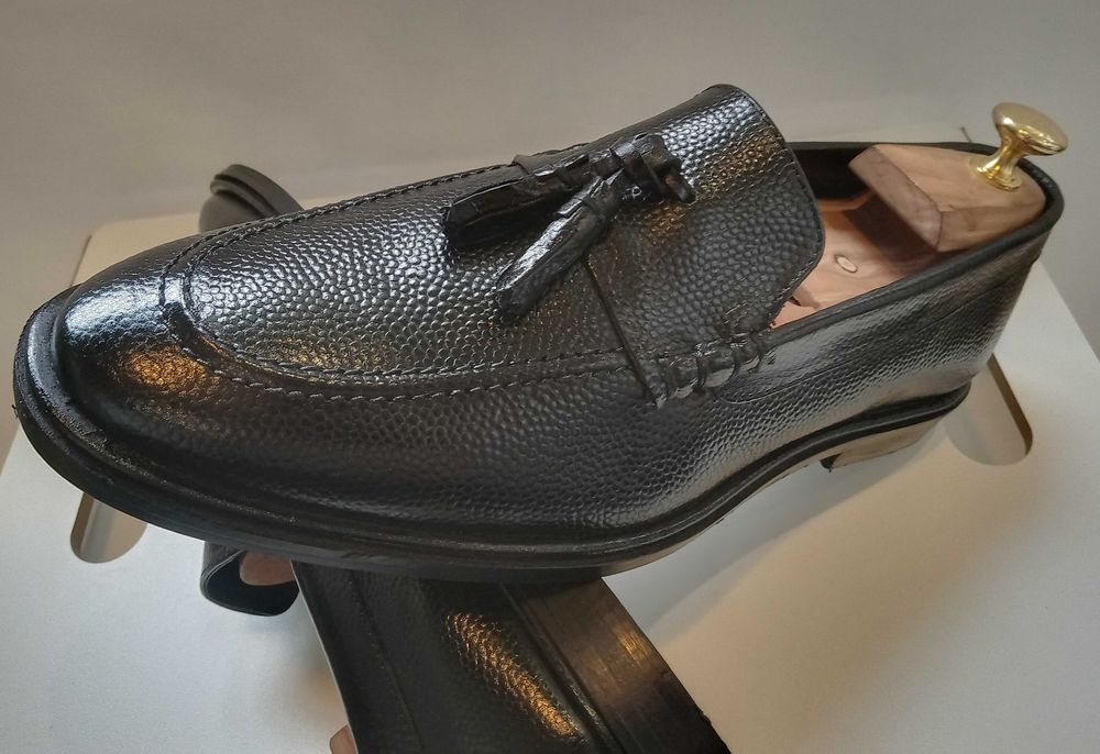 Pantofi loafer 43 tassel premium Walk London NOI piele naturala moale