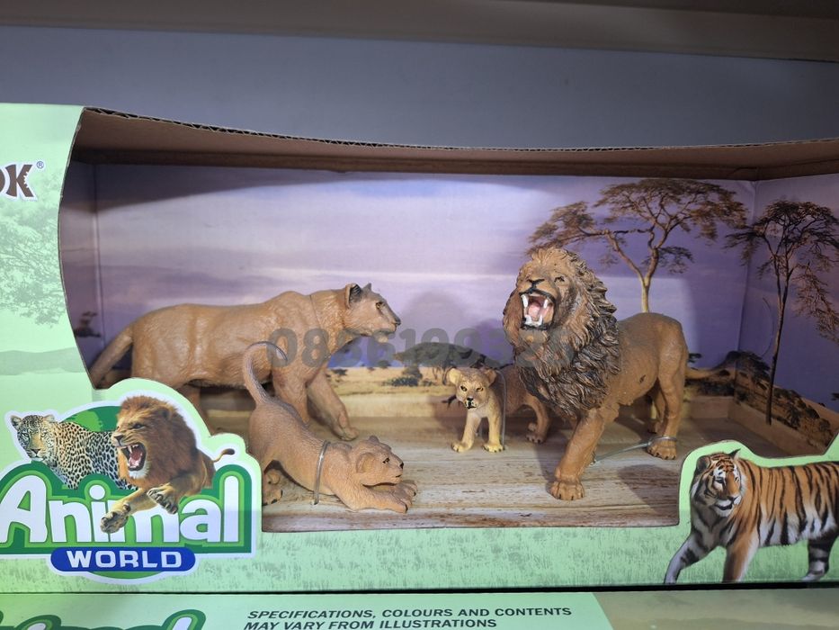 Комплект фигурки Лъвове, Реалистични Лъвове фигурки Животни