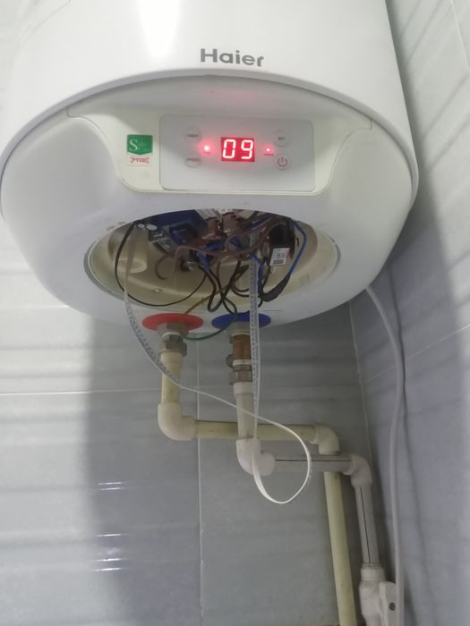 Ремонт установка аристон бойлер водонагреватель.