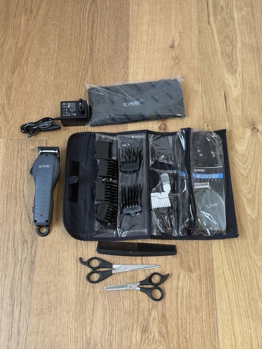 Set Complet de Tuns Zepter Professional – Mașină + Accesorii (Pelerină, Foarfecă)nou,nefolosit