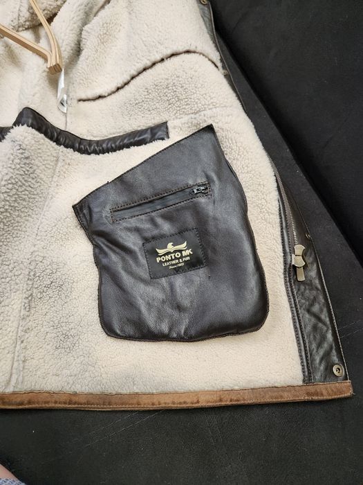 Молодежная модная дубленка