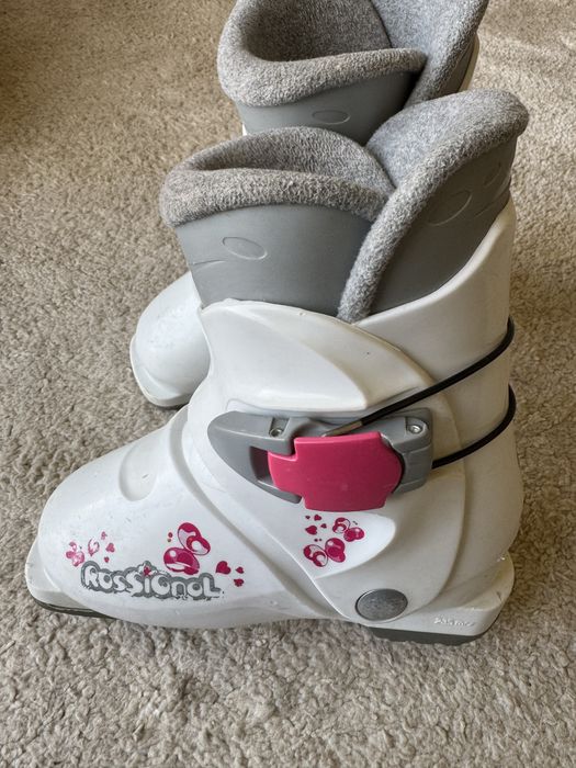 Clapari ski Rossignol, 19.5 MP + bețe