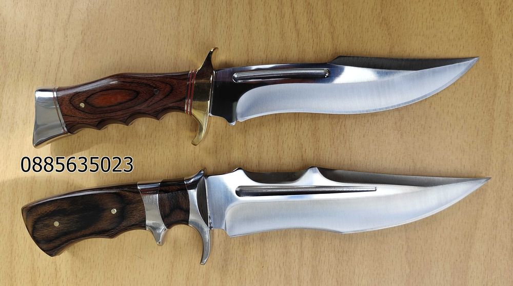 Ловен нож с месингов гард