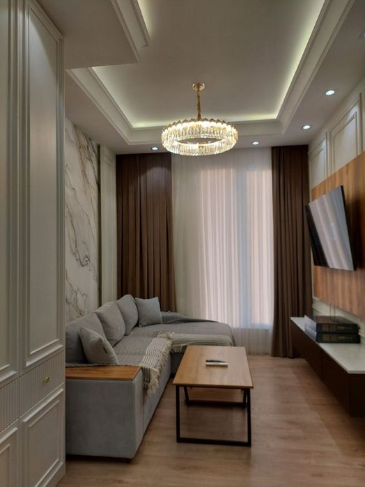 Новостройка Sayram Tower 2/8/10 Евроремонт Мебель техника 63м2