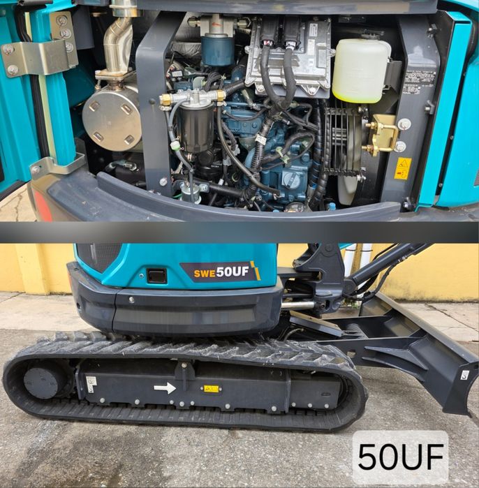 Miniexcavator SUNWARD 35UF / 50UF  NOU cu zero motor Kubota