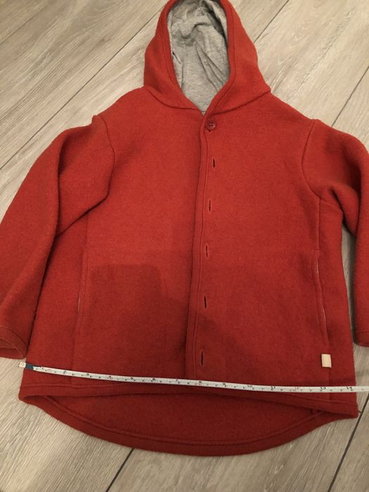 Jacheta Disana lana organica/boiled wool,110-116,4-5 ani,stare buna