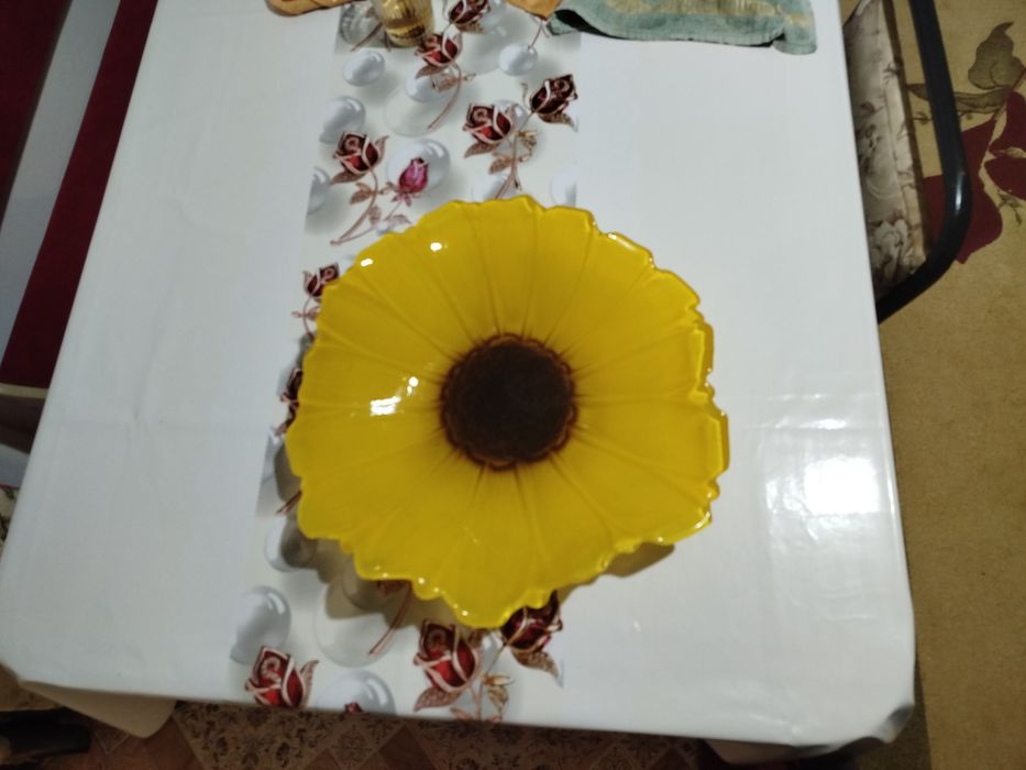 Ваза жолтая поцолнух