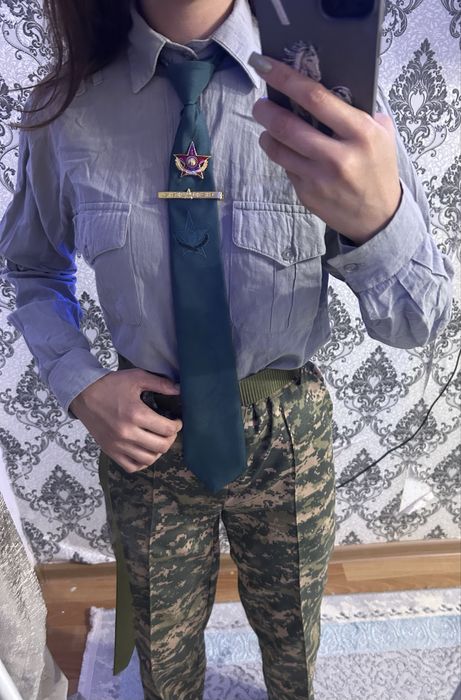 Серая рубашка НВП