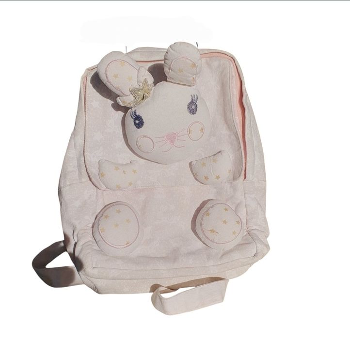 Rucsac Monsoon Accesorize, roz, pentru fetițe, cu design iepuras