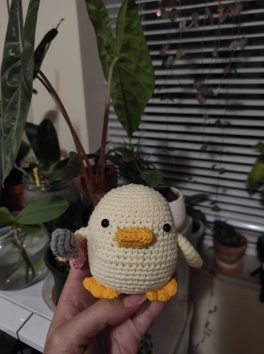 Ръчно изработено плетено пате