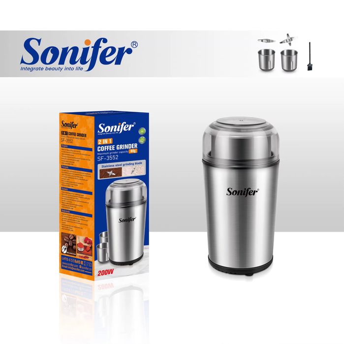 Доставка! Кофемолка Sonifer sf-3552 2 в 1