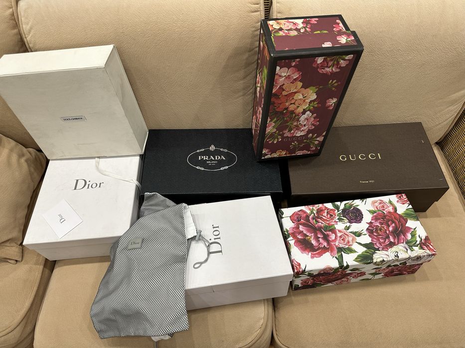 Коробки Louis vuitton Prada gucci