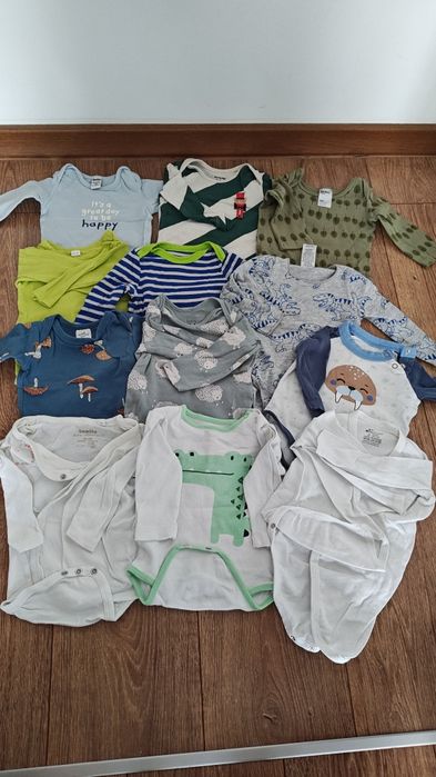 Lot body mânecă lungă mărime 68