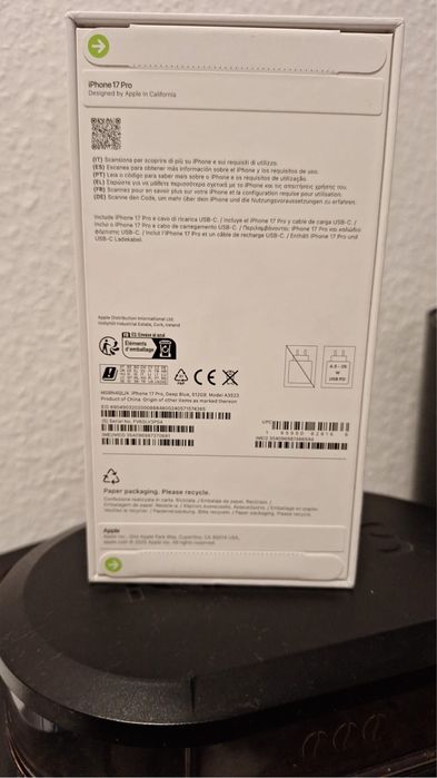 Iphone 17 Pro Deep blue 256gb
