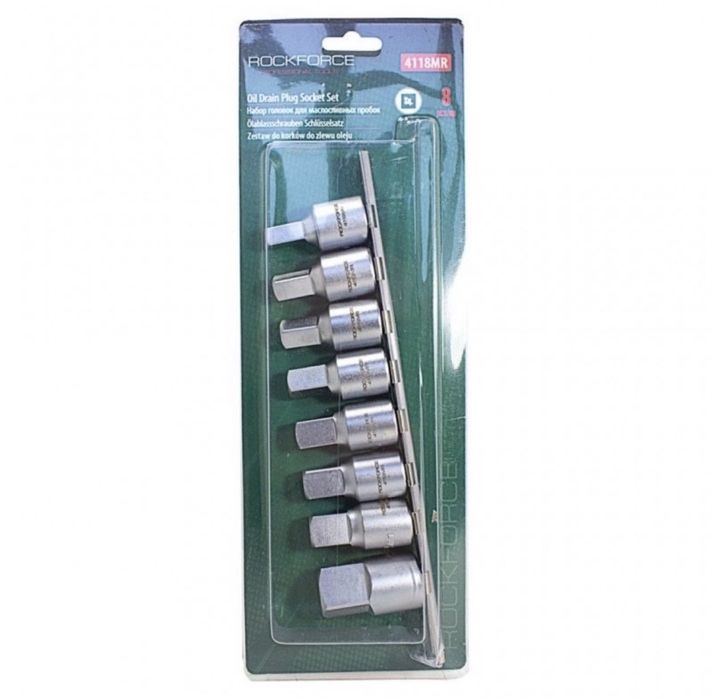 Вложки ключ картер 1/2 8 бр RockForce