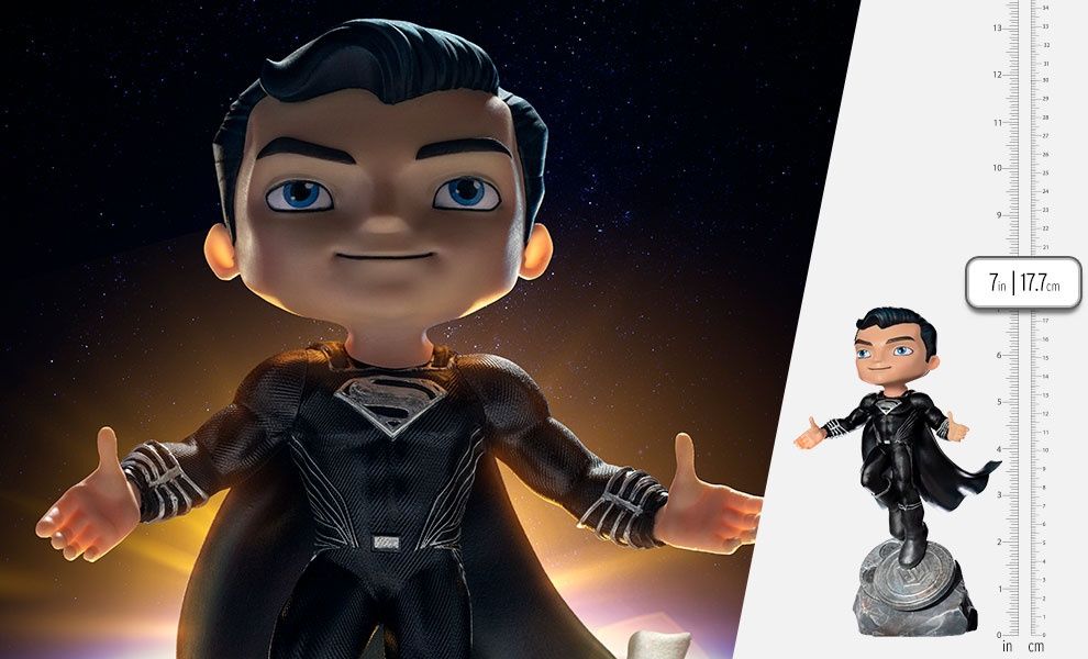 Статуетка Iron Studios DC Comics: Justice League - Superman Black Suit