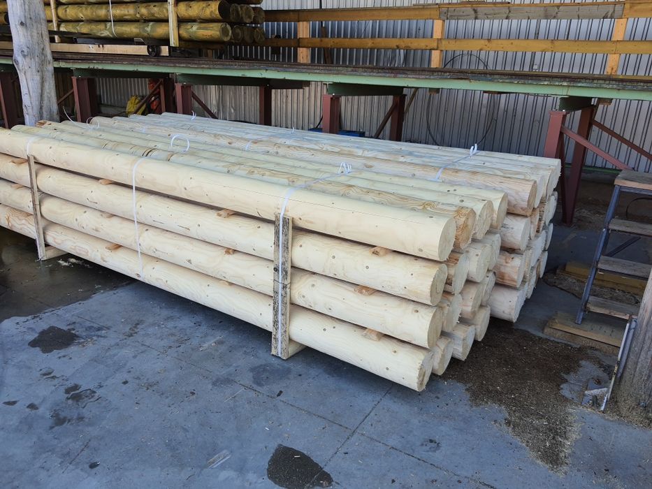 Lemn rotund pentru cabane , mansarde , foisoare