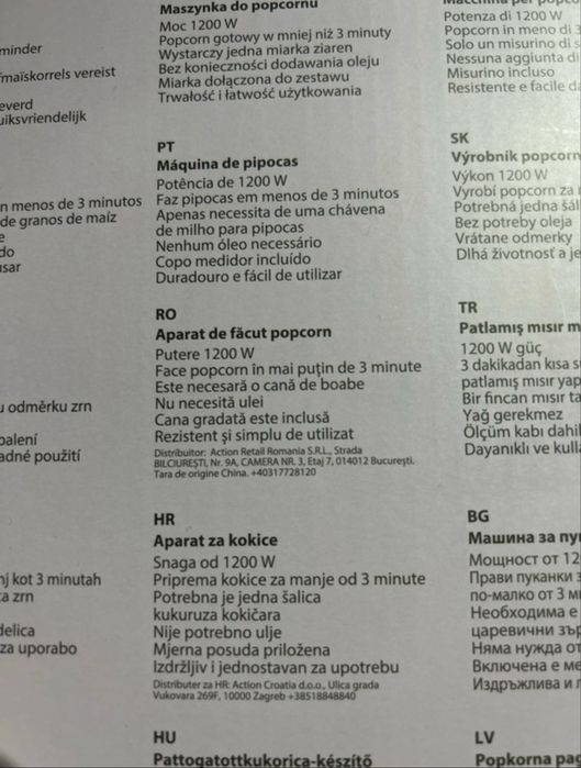 Aparat de făcut popcorn