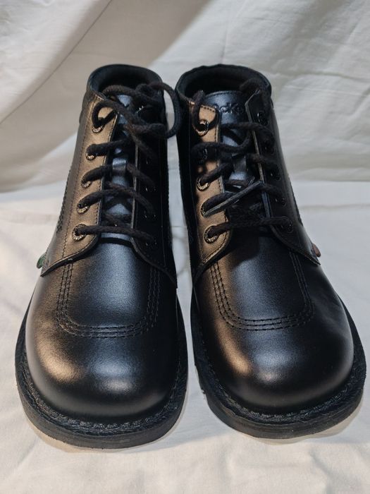 Удобни мъжки боти от естествена кожа KicKers №44