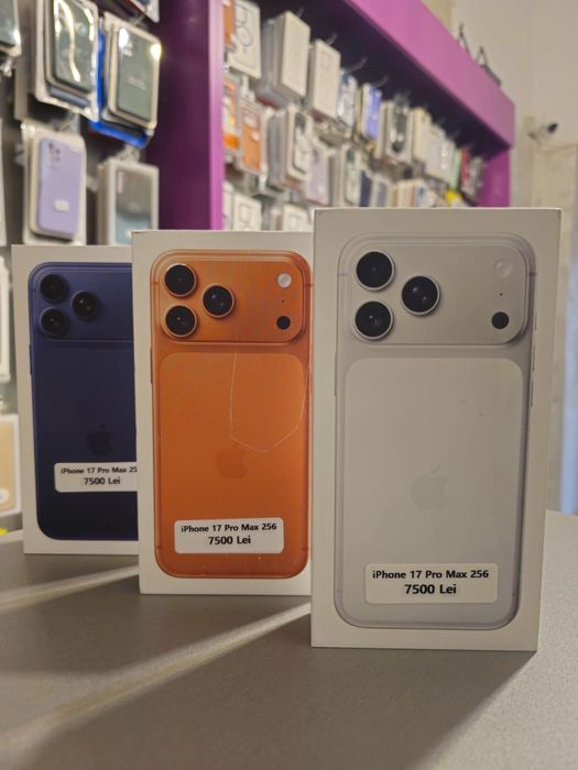 Magazin Vinde : Iphone 17 Pro Max 256gb Nou