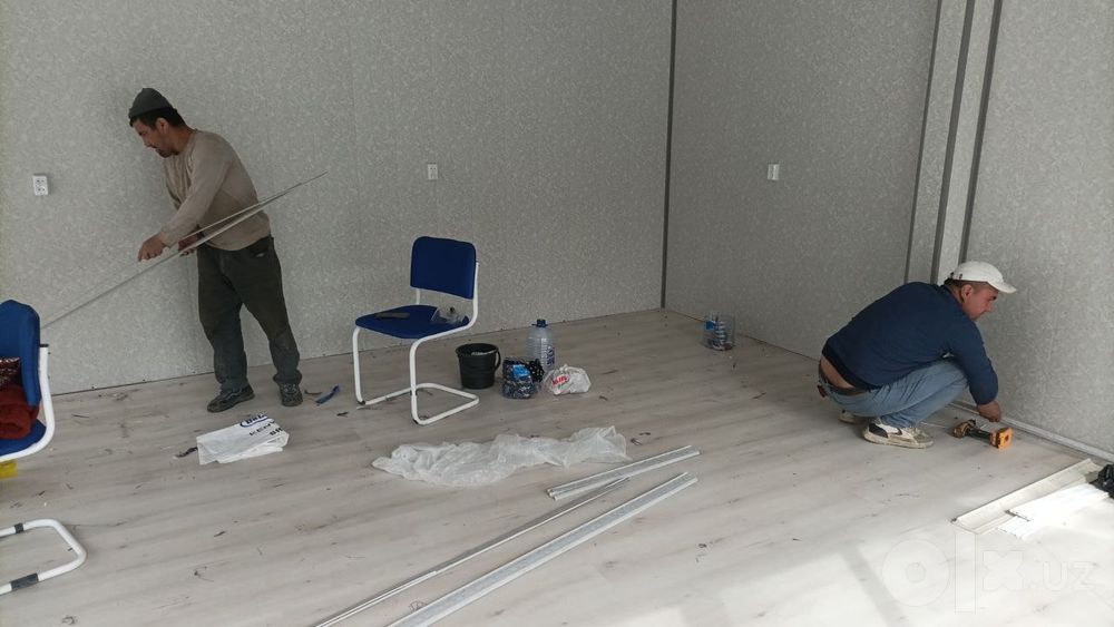 Магазин дом из контейнера