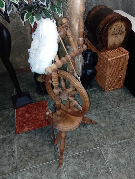 Дърворезба на,, Йоан Кръстител",антик масичка, абаносов слон-4кг.,